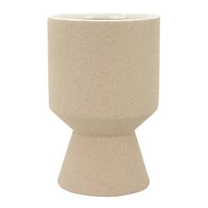 Cleo Stone Ceramic Planter Tall