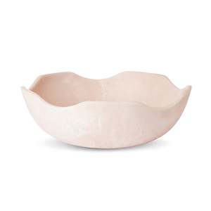 Aries Pink Wavy Salad Bowl