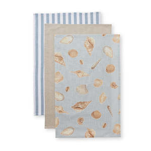 Shelly Beach Multi Teatowel Pack 3