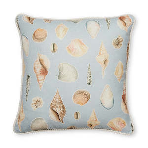 Shelly Beach: Shelly Beach Blue Cushion 50cm