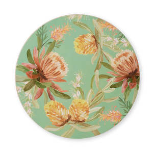 Moama: Moama Green Round Placemat Set 4