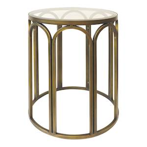 Understated Glamour: Ponte Brass Side Table