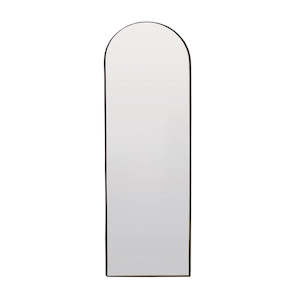 Understated Glamour: Circa Arch Black Mirror 160x50cm