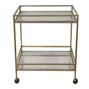 Understated Glamour: Carter Bar Trolley 61x43x75cm