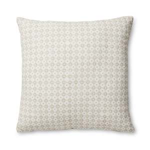 Samira Neutral Diamond Block Print Cushion
