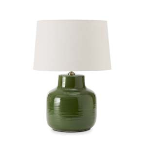 Lighting: Keaton Dark Green Lamp