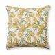 Lemon Block Print Cushion 50cm
