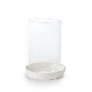 Home Decor: Neve White Ceramic Votive Small