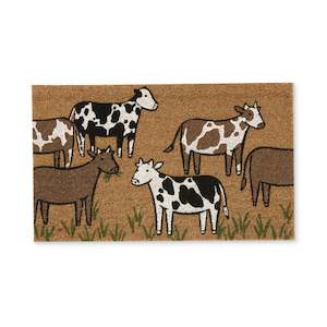 Doormats: Grazing Cows Doormat 45x75cm