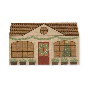 Doormats: Christmas House Doormat 45x75cm