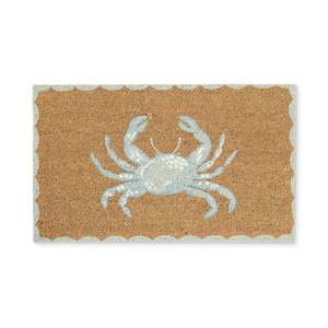 Crab Blue Doormat 45x75cm