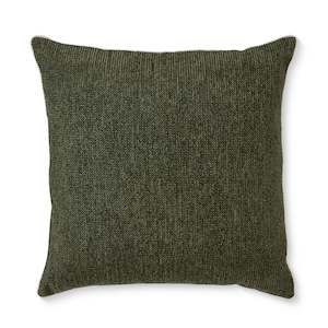 Casey Dark Green Textured Cushion 55cm