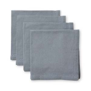 Jetty Mineral Blue Napkin Set 4