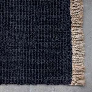 Rugs: Harris Black Jute Rug