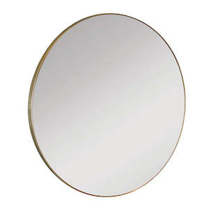 Circa Large Gold Mirror 100x100x2cm