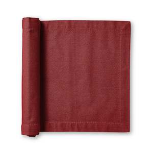 Christmas 2025: Jetty Berry Red Table Runner 35x140cm