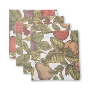Clearance: Orchard Multi Napkin Set Of 4