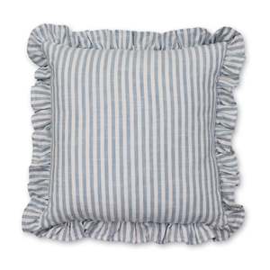Cushions: Ruffles Blue Cushion