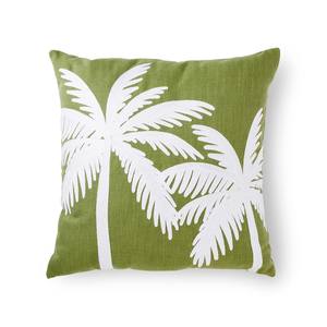 Cushions: Luca Green Embroidered Cushion 5ocm