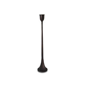 Ivory By Madras Link: Grayson Candlestick Black - Tall