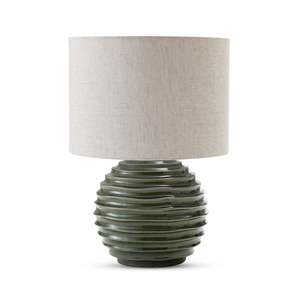 Lighting: Willow Green Glazed Lamp