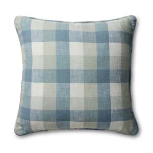 Cushions: Isaac Blue/Seafoam Check Cushion