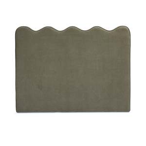 Furniture: Wavy Olive Bedhead Queen