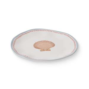 Tableware: La Mer Shell Melamine Large Plate