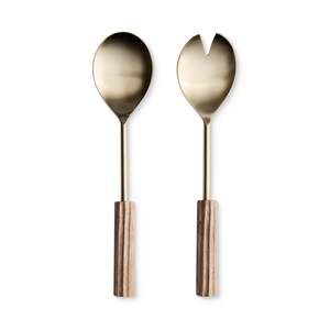 Samara Gold Salad Server Set