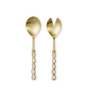 Tableware: Stella Mother Of Pearl Salad Server Set