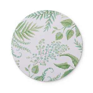 Tableware: Fern Round Hard Placemat Set 4