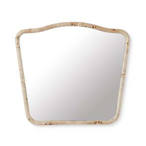 Mirrors Wall Decor: Burled Wood Mirror