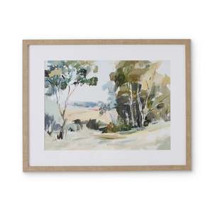 Mirrors Wall Decor: Hillside View Framed Print
