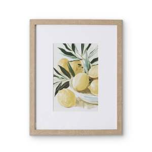 Lemon Bowl Framed Print