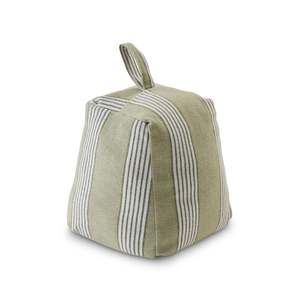Home Decor: Catania Green Stripe Door Stop