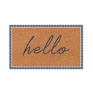 Doormats: Hello Blue Doormat