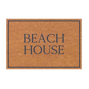 Doormats: Beach House Navy Doormat