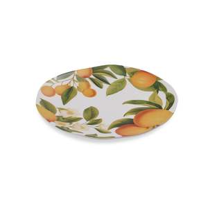 Melamine: Citrus Grove Orange Melamine Small Plate