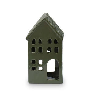 Festive House Dark Green Table Decor Large