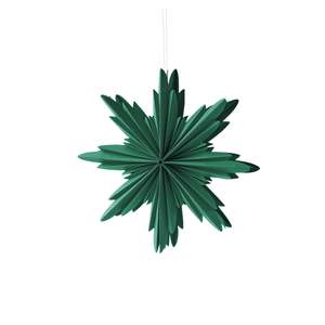 Natalia Paper Dark Green Star Decoration Small 30cm