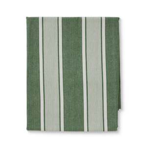 Table Linen: Avery Spruce Green Stripe Tablecloth 150x350cm