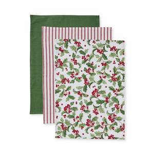 Evergreen Teatowel Pack 3