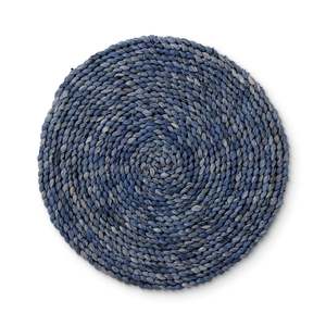 Tableware: Braided Dark Blue Placemat