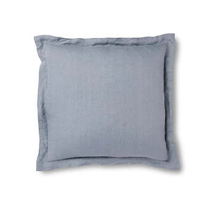 Cushions: Riley Light Blue Linen Cushion 55cm