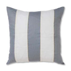 Riley Light Blue Patch Cushion 55cm