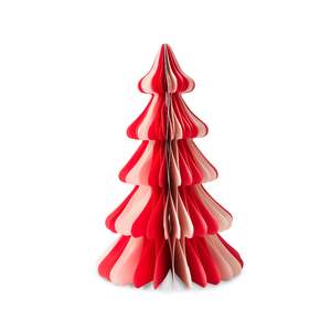 Christmas 2026: Natalia Paper Tree Red/Pink Large 60cm