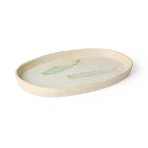 Tableware: Sardine Seafoam Glazed Plate
