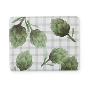 Artichoke Rectangle Hard Placemat Set 4