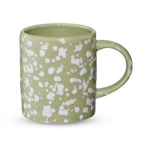 Speckle Green/White Mug