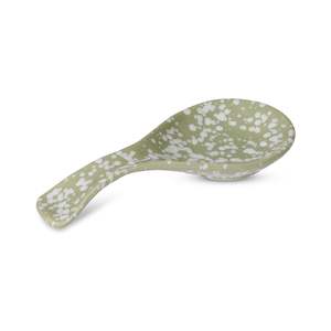Mothers Day Sale: Speckle Green/White Spoon Rest